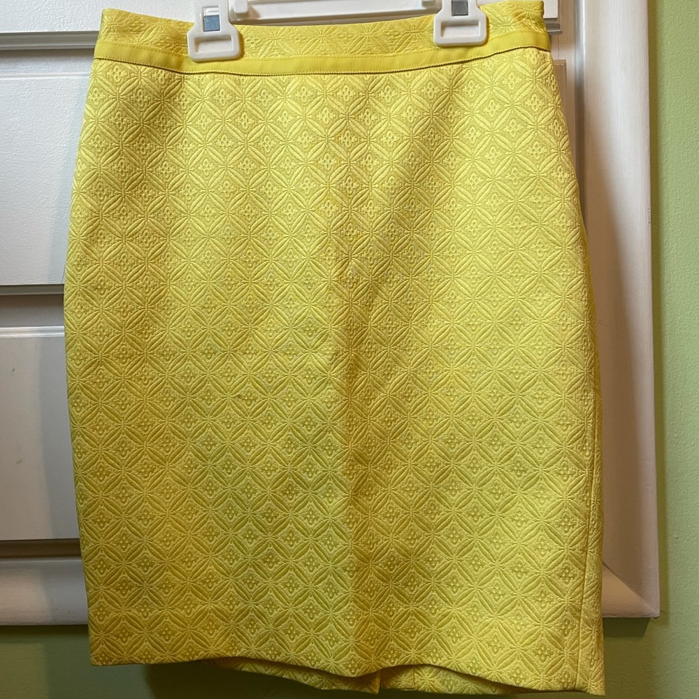 Yellow Pencil Skirt
